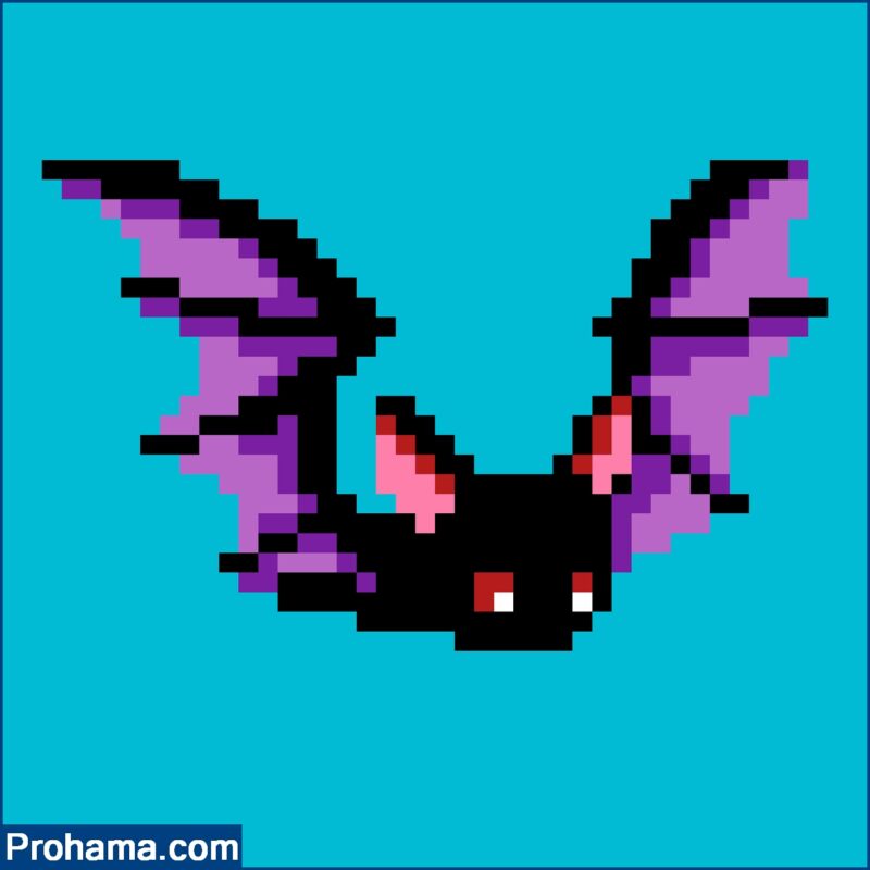 Pixel Art Bat Pixel Art Pixel Art 32x32 Pixel Art 8904