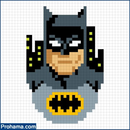 Batman Pixel Art DC Pixel Art