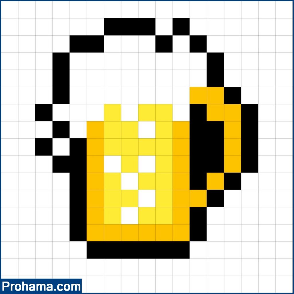 Simple Pixel Art | Beer Pixel Art