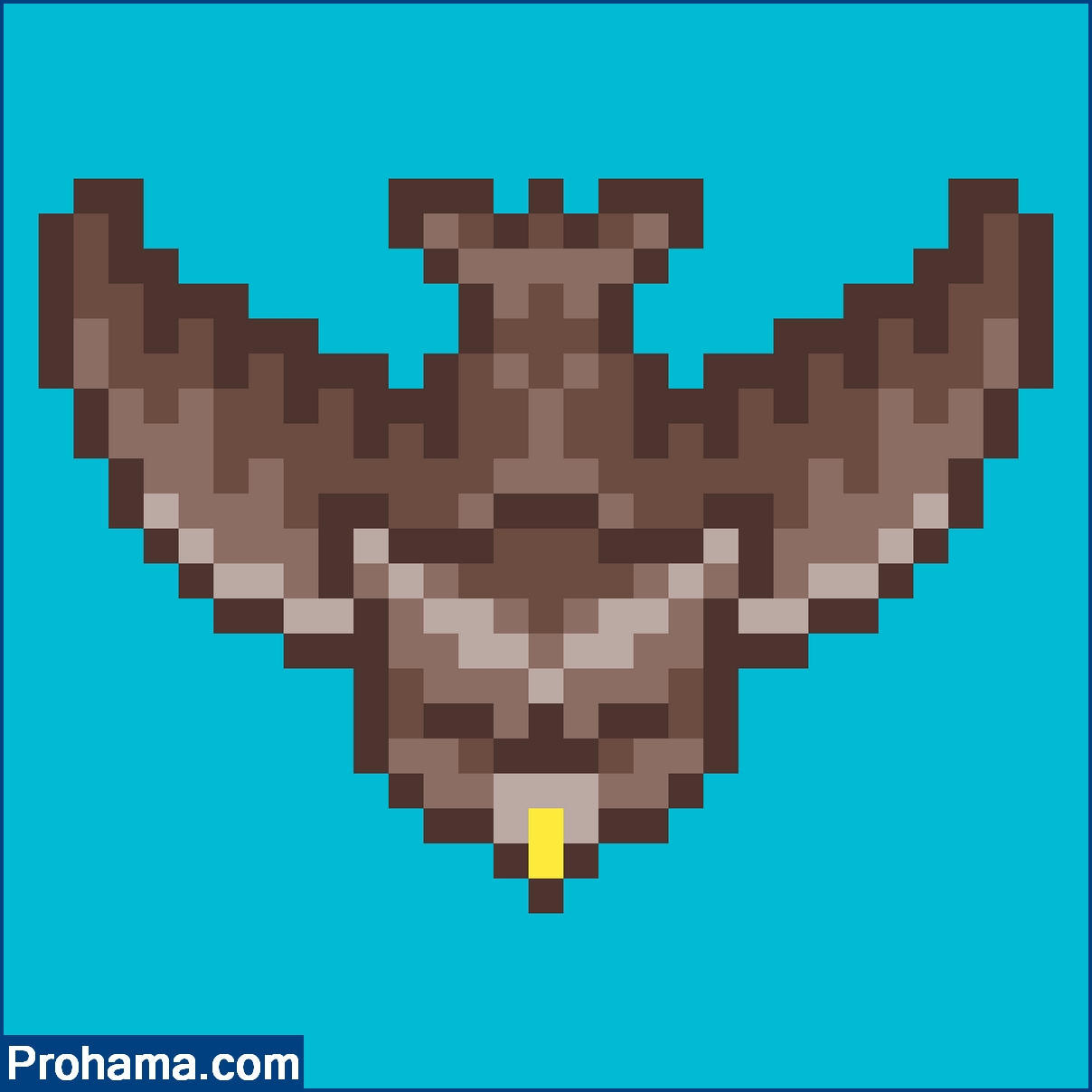 easy bird pixel art