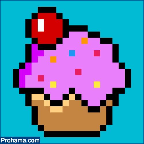 Cake Pixel Art | 20x20 Pixel Art