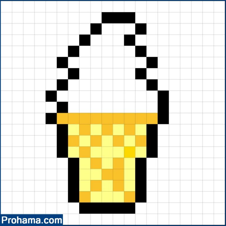 Ice Cream Pixel Art 