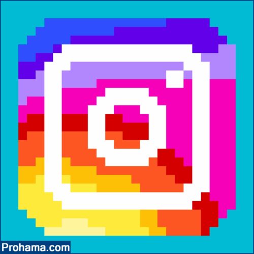 Pixel Art Logo | Instagram Pixel Art