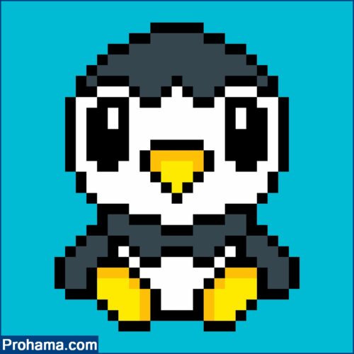 Penguin Pixel Art | Slime Pixel Art