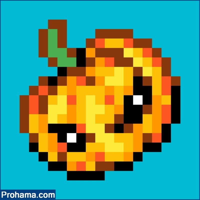 Pixel Art Halloween | Jack O lantern Pixel Art | Pixel Art Grid