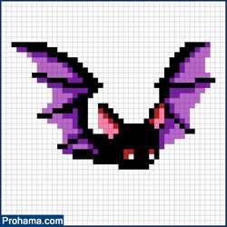 bat pixel art
