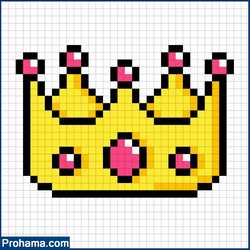 crown pixel art