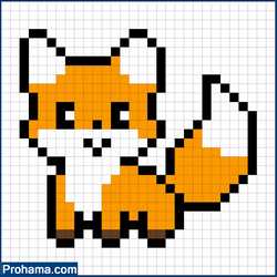 fox pixel art