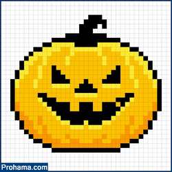 pumpkin pixel art